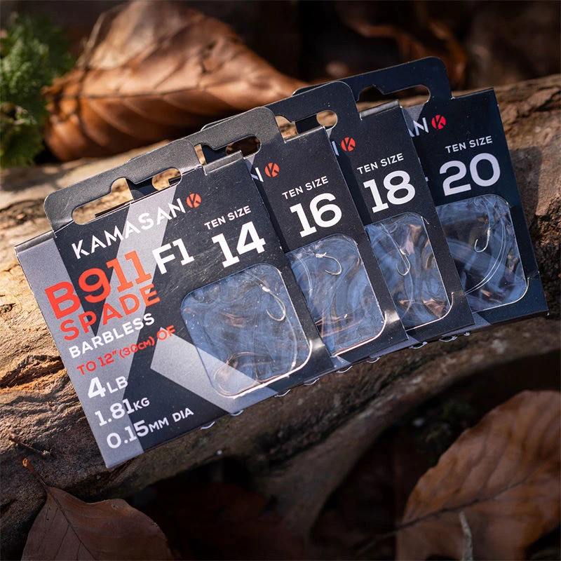 Kamasan Hooks To Nylon B911 F1 Barbless